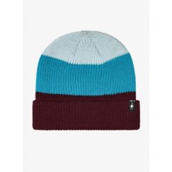 Czapka zimowa Smartwool Cantar Colorblock Beanie - eggplant plaid. Niebieskie czapki męskie Smartwool, na zimę, bez wzorów, sportowe. Za 114.99 zł.