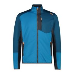 Bluza męska turystyczna CMP 33G6567. Niebieskie bluzy bez kaptura męskie CMP, m. W wyprzedaży za 258.99 zł.