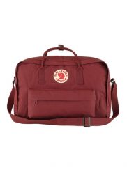 Torba miejska Fjallraven Kanken Weekender - ox red. Czerwone torebki klasyczne damskie Fjällräven, bez wzorów, z tkaniny, bez dodatków. Za 739.99 zł.