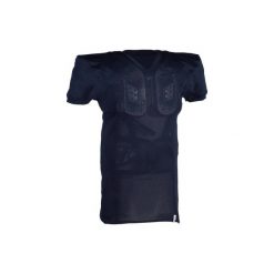 Koszulka do futbolu amerykańskiego AF 550. Czarne t-shirty damskie KIPSTA, m, bez wzorów, z elastanu, bez kołnierzyka. Za 64.99 zł.