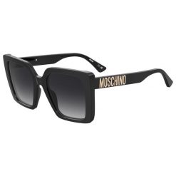 Okulary przeciwsłoneczne MOSCHINO MOS172/S 807 dla kobiet, rozmiar 54 mm. Czarne okulary przeciwsłoneczne damskie MOSCHINO. Za 736.00 zł.