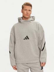 Adidas Bluza Z.N.E. JE3070 Szary Loose Fit. Szare bluzy bez kaptura męskie Adidas, m, z bawełny. Za 279.99 zł.