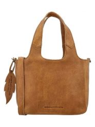 HIDE & STITCHES Skórzana torebka w kolorze jasnobrązowym - 22 x 18 x 12 cm rozmiar: onesize. Brązowe torebki klasyczne damskie HIDE & STITCHES, bez wzorów, z materiału, bez dodatków. Za 304.99 zł.