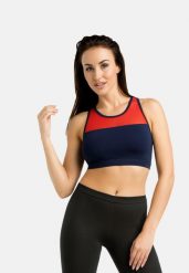 Top Damski Sportowy 2705. Czerwone topy sportowe damskie Teyli, xs, bez wzorów, z bawełny, bez ramiączek. Za 99.95 zł.