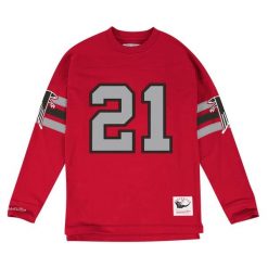 Bluza Mitchell & Ness Ls Atlanta Falcons. Czerwone bluzy bez kaptura męskie Mitchell & Ness, m. Za 283.50 zł.