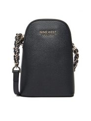 Nine West Torebka CEO-BRAVE-LA374-4086 Czarny. Czarne listonoszki damskie Nine West, bez wzorów, z materiału, bez dodatków. Za 129.99 zł.