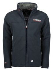 Geographical Norway Kurtka polarowa w kolorze granatowym rozmiar: onesize. Niebieskie kurtki męskie Geographical Norway, bez wzorów, z polaru, bez kaptura. Za 117.73 zł.