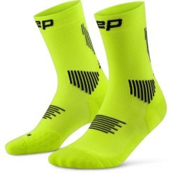 Skarpety kompresyjne CEP Compression Core 5.0 Mid Cut. Czarne skarpetki męskie CEP, bez wzorów, z elastanu. Za 79.00 zł.