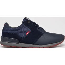 Levi's - Buty NY Runner II. Niebieskie buty sportowe na co dzień męskie Levi's, z gumy, bez zapięcia. W wyprzedaży za 199.90 zł.