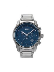 Boss Zegarek 1514007 Srebrny. Szare, analogowe zegarki męskie Boss, srebrne. Za 1,169.00 zł.