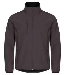 Clique Classic Softshell Jacket – 96% Poliester Recyklingowy, Męska. Szare kurtki softshell damskie CLIQUE, m, bez wzorów, z poliesteru, bez kaptura. Za 265.63 zł.