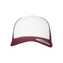 Kolorowa czapka z przodu Flexfit Retro. Białe czapki męskie FLEXFIT, bez wzorów, z bawełny, retro. Za 52.55 zł.
