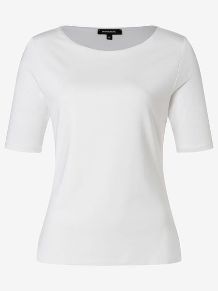 More & More Koszulka w kolorze białym rozmiar: 42. Białe bluzki damskie MORE & MORE, bez wzorów, bez kołnierzyka, bez ramiączek. Za 60.88 zł.