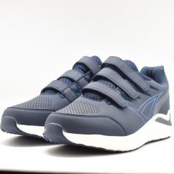 Buty sportowe SGLBO niebiesko białe. Białe buty sportowe na co dzień męskie Legea, z gumy, bez zapięcia. Za 132.00 zł.