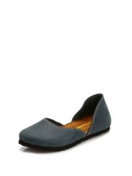 Comfortfusse Skórzane baleriny w kolorze granatowym rozmiar: 37. Niebieskie baleriny damskie Comfortfusse, bez wzorów, bez obcasa. Za 260.99 zł.