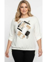 WITT WEIDEN Koszulka w kolorze białym rozmiar: 48. Białe bluzki damskie WITT WEIDEN, bez wzorów, bez kołnierzyka, bez ramiączek. Za 34.99 zł.