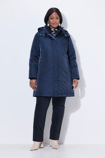 Damskie Kurtka z Sympatexu HYPRAR wodoodporna kieszenie na zamek kaptur. Niebieskie kurtki damskie Ulla Popken, plus size, bez wzorów, z materiału. Za 1,399.99 zł.