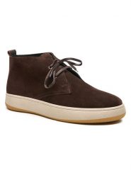 Comfortfusse Skórzane botki "Arlo" w kolorze brązowym rozmiar: 41. Brązowe buty zimowe męskie Comfortfusse, bez zapięcia. Za 304.99 zł.