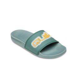 Sandały wsuwane RIVI Zielony Mężczyźni. Zielone sandały męskie Quiksilver, z gumy, bez zapięcia. Za 129.99 zł.
