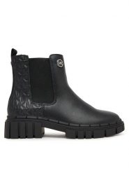 MICHAEL Michael Kors Botki MK02655001 Czarny. Czarne botki dziewczęce MICHAEL Michael Kors, bez wzorów, ze skóry, bez ramiączek. Za 459.99 zł.
