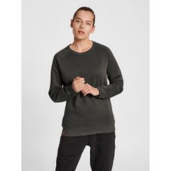 Bluza damska Hummel red Heavy. Szare bluzy sportowe damskie HUMMEL, na wiosnę, s, bez wzorów, z bawełny, bez ramiączek, długie, bez kaptura. Za 169.15 zł.
