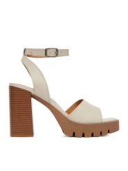 G-Star Raw Sandały CEO-S165-1303-08 Beżowy. Brązowe sandały damskie G-Star Raw, bez wzorów, ze skóry, bez obcasa, na słupku. Za 279.99 zł.