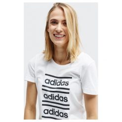 Adidas Koszulka Ss W C90 , biały, rozmiar XS. Białe t-shirty damskie Adidas, s, bez wzorów, z bawełny, bez kołnierzyka. Za 99.99 zł.
