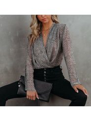 Milan Kiss Bluzka w kolorze szarym rozmiar: XL. Szare bluzki damskie Milan Kiss, xl, bez wzorów, bez kołnierzyka, bez ramiączek. Za 126.99 zł.