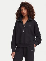 Guess Bluza V6YQ25 K4801 Czarny Regular Fit. Czarne bluzy bez kaptura damskie Guess, l, z syntetyku. Za 344.99 zł.