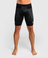 Spodenki Vale Tudo Venum Nexus. Czarne szorty damskie VENUM, bez wzorów, z elastanu, sportowe. Za 228.21 zł.