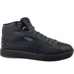 Buty do chodzenia męskie Puma Serve Pro Mid Ptx. Czarne buty sportowe na co dzień męskie Puma, z gumy, bez zapięcia, trekkingowe. Za 355.00 zł.