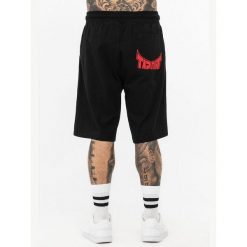 Szorty Tapout Blashed. Czarne szorty męskie TAPOUT, bez wzorów, z bawełny. Za 172.00 zł.