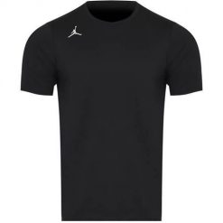 Koszulka sportowa męska Nike Jordan. Czarne t-shirty sportowe męskie Nike, m, z poliesteru, bez ramiączek. Za 115.00 zł.