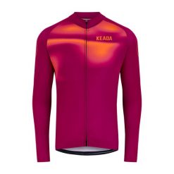 Męska koszulka rowerowa z długim rękawem - Onwards Three. Czerwone t-shirty sportowe męskie KEADA SPORTS, m, bez ramiączek, rowerowe. Za 332.00 zł.
