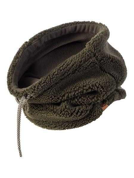 Camel Active Pluszowy szal-koło w kolorze khaki rozmiar: onesize. Brązowe szaliki i kominy damskie Camel Active, z aplikacjami, ze skóry. Za 88.02 zł.