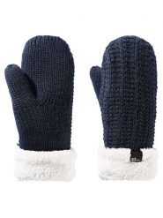 Jack Wolfskin Rękawiczki "Highloft" w kolorze granatowym rozmiar: M. Niebieskie rękawiczki damskie Jack Wolfskin, bez wzorów, z materiału. Za 182.88 zł.