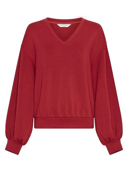 MOSS COPENHAGEN Bluza w kolorze bordowym rozmiar: M/L. Czerwone bluzy bez kaptura damskie MOSS COPENHAGEN, l. Za 179.95 zł.