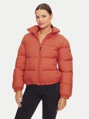 Napapijri Kurtka zimowa A-Box Logo NP0A4HZ1 Pomarańczowy Loose Fit. Brązowe kurtki damskie Napapijri, na zimę, xl, bez wzorów, z syntetyku, bez kaptura. Za 679.99 zł.