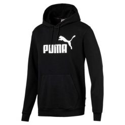 Bluza sportowa męska Puma Ess Hoody TR Big Logo. Czarne bluzy sportowe męskie Puma, l. Za 228.50 zł.