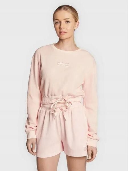 BLUZA DAMSKA ELLESSE SPORTOWA KRÓTKA WIĄZANA LUSSO CROP KOLOR RÓŻOWY. Czerwone bluzy bez kaptura damskie Ellesse, l, bez wzorów, z bawełny, bez ramiączek, krótkie, bez kaptura. Za 115.99 zł.