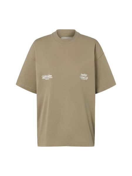 Another Cotton Lab Koszulka Kobiety Bawełna zielony, M. Zielone t-shirty damskie Another Cotton Lab, m, bez wzorów, z bawełny, bez kołnierzyka. Za 89.95 zł.