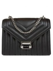 Michael Kors Torebka w kolorze czarnym - 23,5 x 18 x 7,5 cm rozmiar: onesize. Czarne torebki klasyczne damskie Michael Kors, bez wzorów, z materiału, pikowane, bez dodatków. Za 869.99 zł.