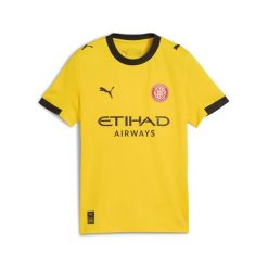 Młodzieżowa koszulka wyjazdowa Girona FC 25/26 PUMA Faster Yellow Red. Czerwona bluzki damskie Puma, m, bez wzorów, młodzieżowe, bez kołnierzyka, bez ramiączek. Za 329.00 zł.