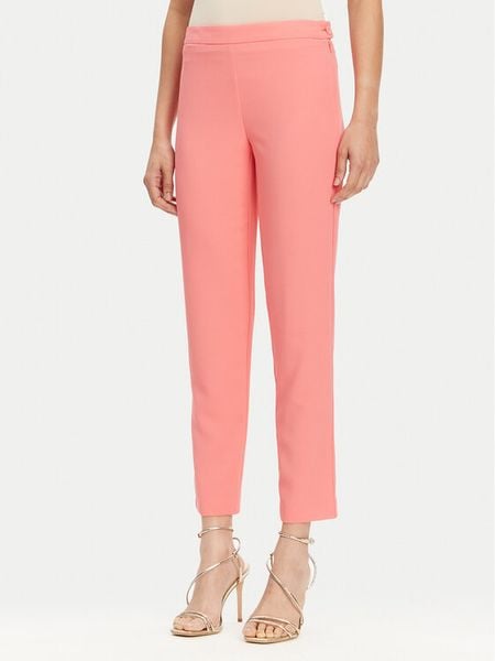 Patrizia Pepe Spodnie materiałowe 2P1683 A411 Koralowy Regular Fit. Pomarańczowe spodnie materiałowe damskie Patrizia Pepe, bez wzorów, z materiału. Za 439.99 zł.