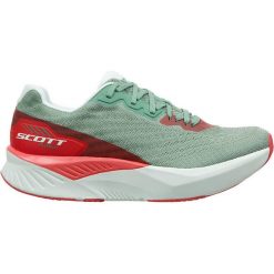 Buty sportowe damskie Scott Pursuit. Zielone buty sportowe na co dzień damskie Scott, bez wzorów. W wyprzedaży za 290.00 zł.