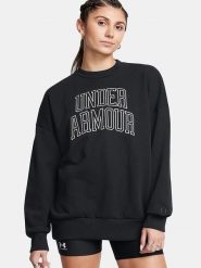 Under Armour Bluza "Icon" w kolorze czarnym rozmiar: L. Czarne bluzy bez kaptura damskie Under Armour, l. Za 211.72 zł.