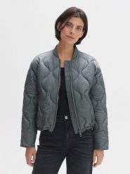 OPUS Kurtka pikowana w kolorze ciemnozielonym rozmiar: 44. Zielone kurtki damskie Opus, bez wzorów, bez kaptura. Za 213.18 zł.