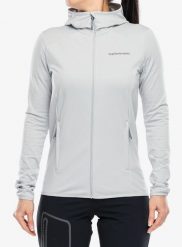 Bluza damska z kapturem Peak Performance Light Zip Hood. Szare bluzy z kapturem damskie Peak Performance, m, z elastanu. Za 544.49 zł.