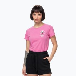 Koszulka damska Pitbull Chew On This. Czerwone t-shirty damskie PITBULL, m, bez wzorów, z bawełny, bez kołnierzyka. Za 83.99 zł.