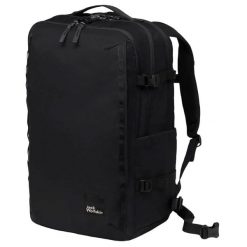 Plecak miejski Jack Wolfskin Sierra 3. Czarne plecaki damskie Jack Wolfskin, bez wzorów, z materiału. Za 529.99 zł.